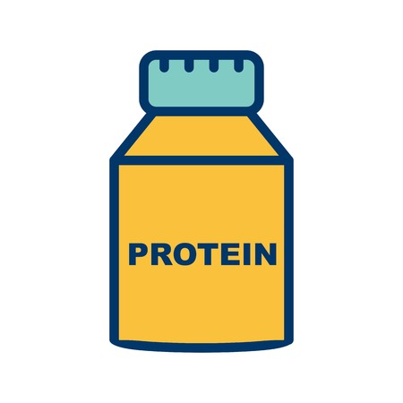 Vector Protein Iconのイラスト素材