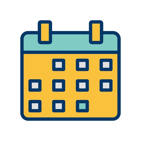 Vector Calendar Iconのイラスト素材