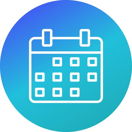 Vector Calendar Iconのイラスト素材