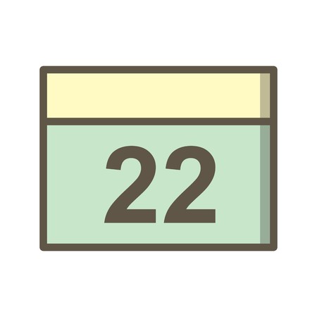 Vector Calendar Iconのイラスト素材