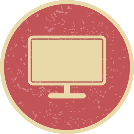 Vector LCD Iconのイラスト素材