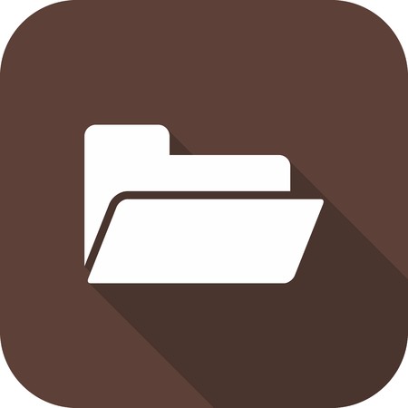 Vector Folder Iconのイラスト素材
