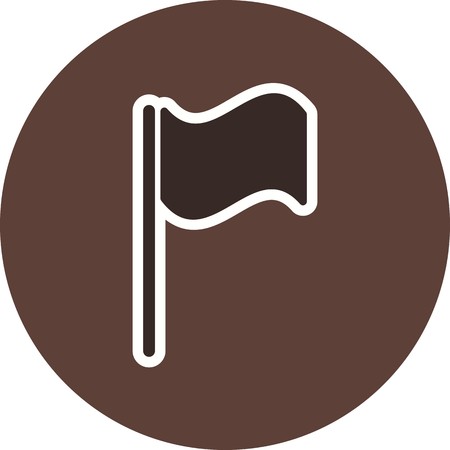 Vector Flag Iconのイラスト素材