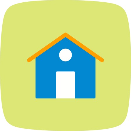 Vector Home Iconのイラスト素材