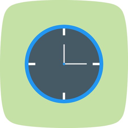 Vector Clock Iconのイラスト素材