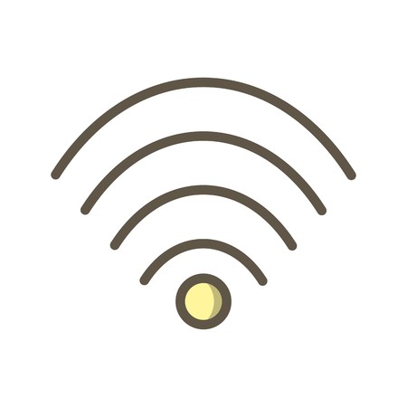 Vector Wifi Iconのイラスト素材
