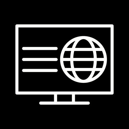 Vector Webpage Iconのイラスト素材