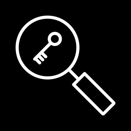 Vector Keyword Search Iconのイラスト素材