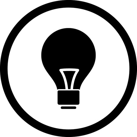 Vector Bulb Iconのイラスト素材