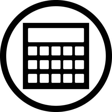 Vector Calculation Iconのイラスト素材