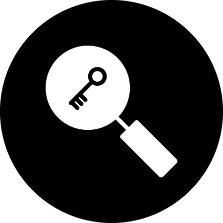 Vector Keyword Search Iconのイラスト素材