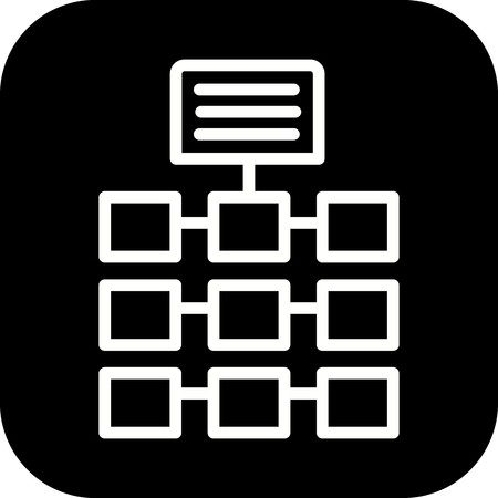 Vector Network Iconのイラスト素材