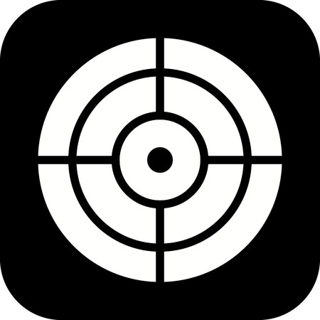 Vector Target Iconのイラスト素材