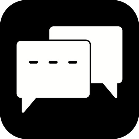 Vector Conversation Iconのイラスト素材