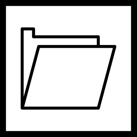 Vector Folder Iconのイラスト素材