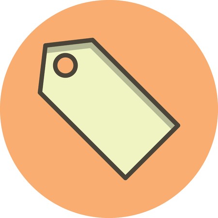Vector Tag Iconのイラスト素材
