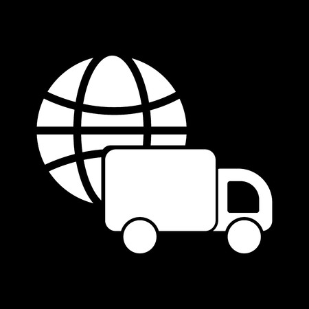 Vector Global Delivery Iconのイラスト素材