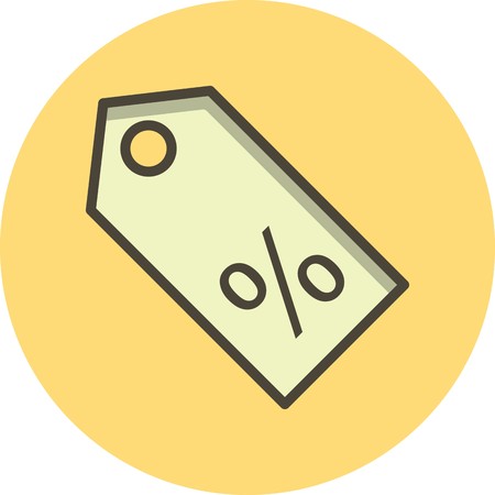 Vector Discount Iconのイラスト素材