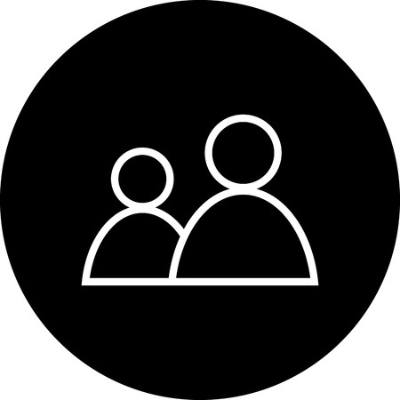 Vector Users Iconのイラスト素材