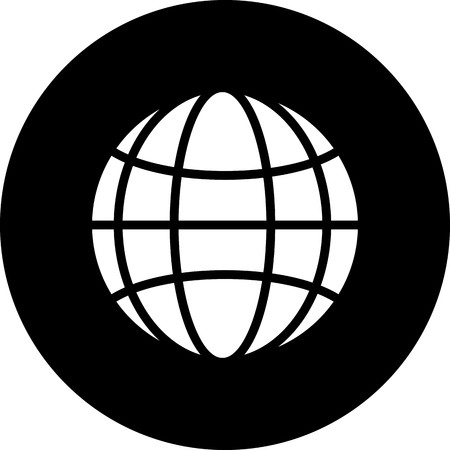 Vector Globe Iconのイラスト素材
