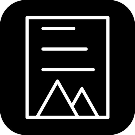 Vector Document Iconのイラスト素材