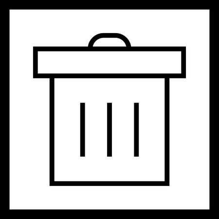 Vector Trash Iconのイラスト素材
