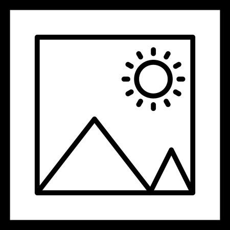 Vector Picture Iconのイラスト素材