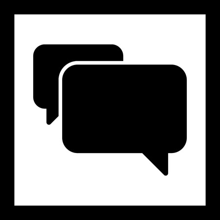 Vector Chat Iconのイラスト素材