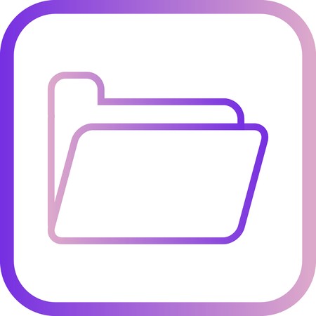 Vector Folder Iconのイラスト素材