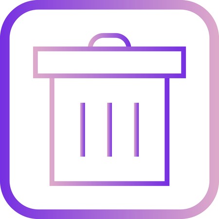 Vector Trash Iconのイラスト素材