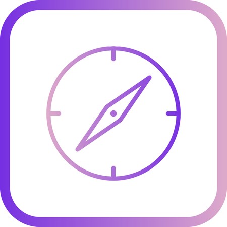 Vector Compass Iconのイラスト素材