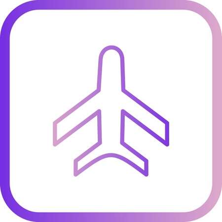Vector Airplane Iconのイラスト素材