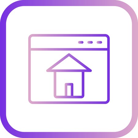 Vector Homepage Iconのイラスト素材