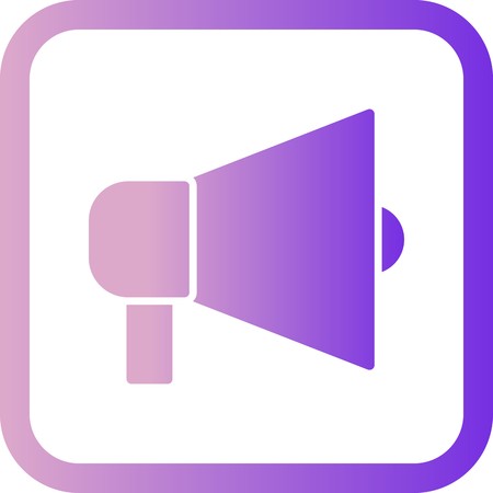 Vector Announcement Iconのイラスト素材