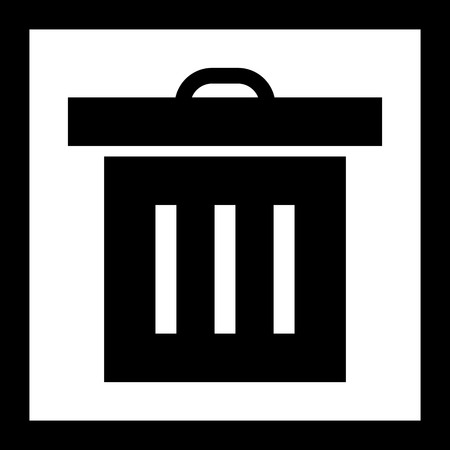 Vector Trash Iconのイラスト素材