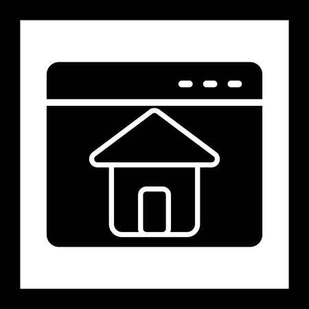 Vector Homepage Iconのイラスト素材