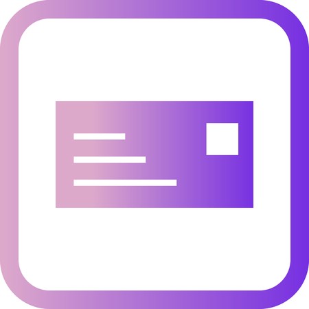 Vector ID Card Iconのイラスト素材