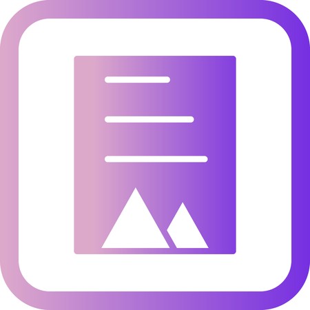 Vector Document Iconのイラスト素材