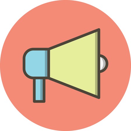 Vector Announcement Iconのイラスト素材