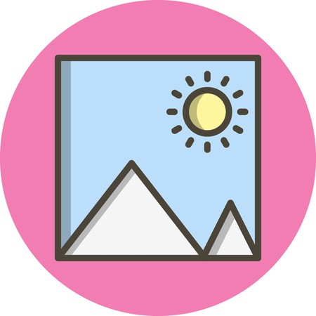 Vector Picture Iconのイラスト素材