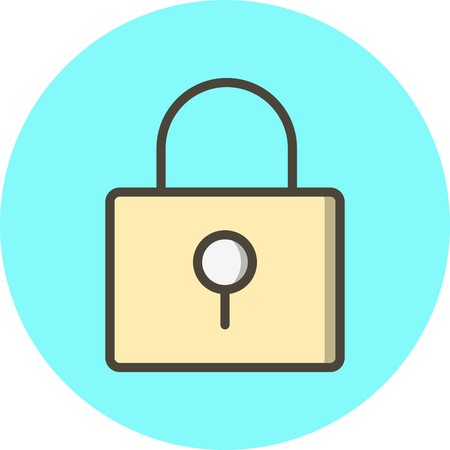Vector Lock Iconのイラスト素材
