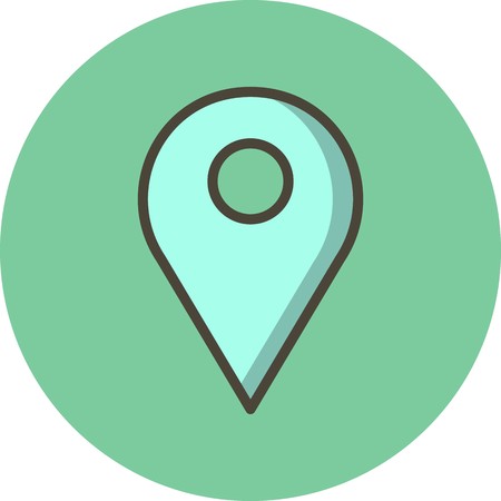 Vector Location Iconのイラスト素材