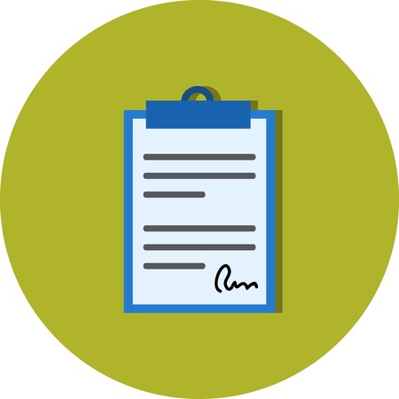 Vector Document Iconのイラスト素材