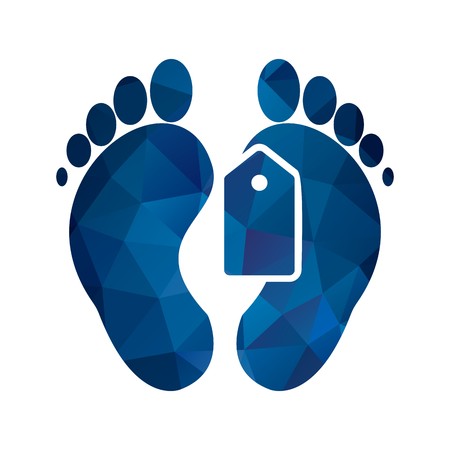 Vector Toe Tag Iconのイラスト素材
