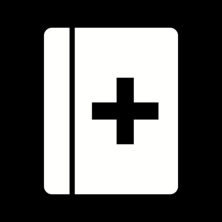 Vector Medical Book Iconのイラスト素材