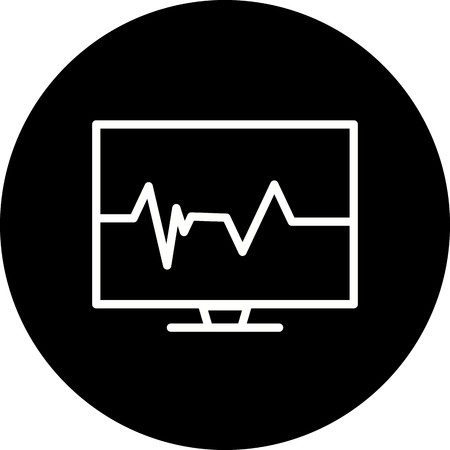 Vector Pulse Iconのイラスト素材