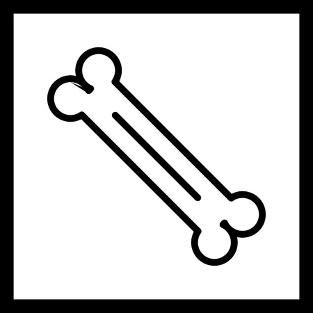 Vector Bone Iconのイラスト素材