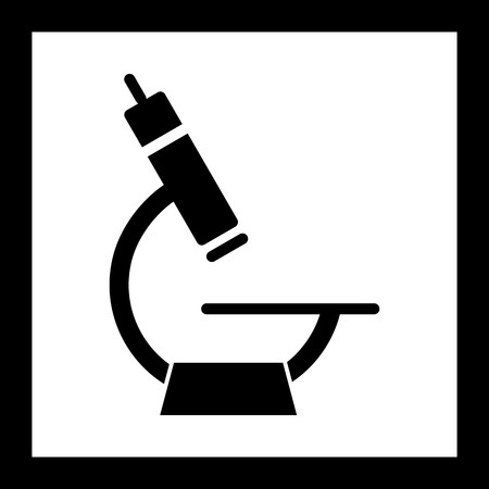 Vector Microscope Iconのイラスト素材