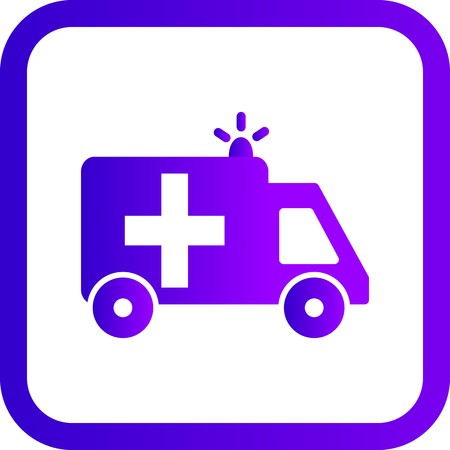 Vector Ambulance Iconのイラスト素材