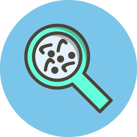 Vector Bacteria Iconのイラスト素材